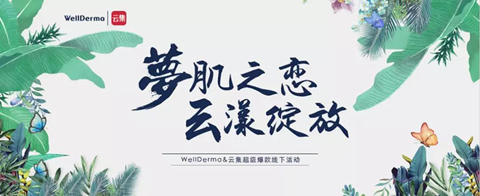 夢肌之戀，云漾綻放——WellDerma夢蝸2019新品發(fā)布會-會議會展活動策劃案例-杭州伍方會議服務有限公司